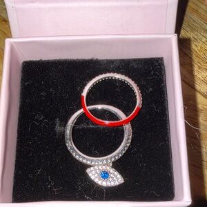 Swagychic Evil Eye & Red name CZ Rings